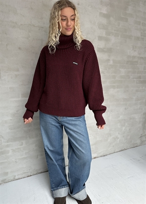 Knit turtleneck jumper Zinfandel ROTATE By Birger Christensen 